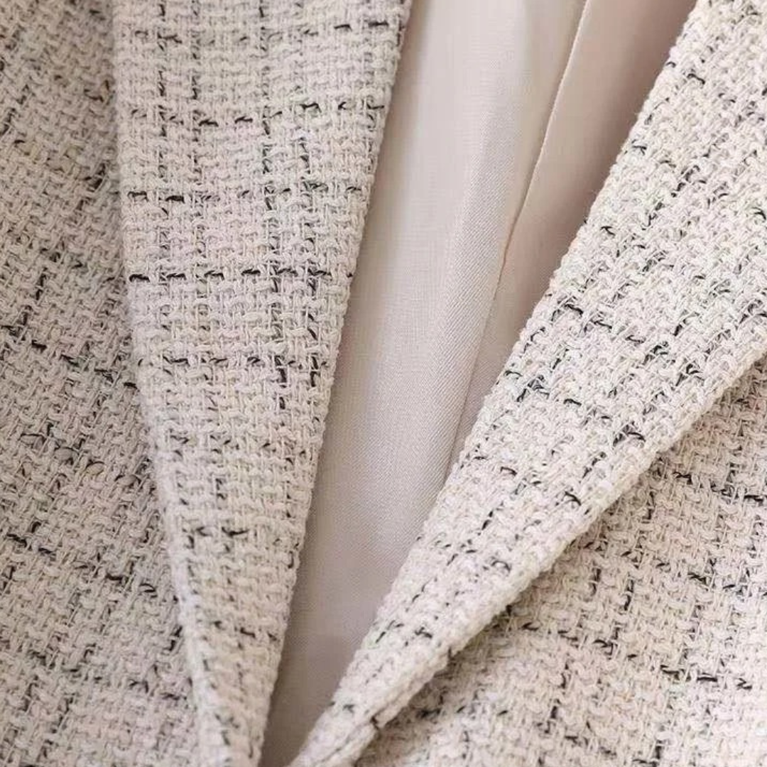 CHIARA ELISABETTA CHECK BLAZER