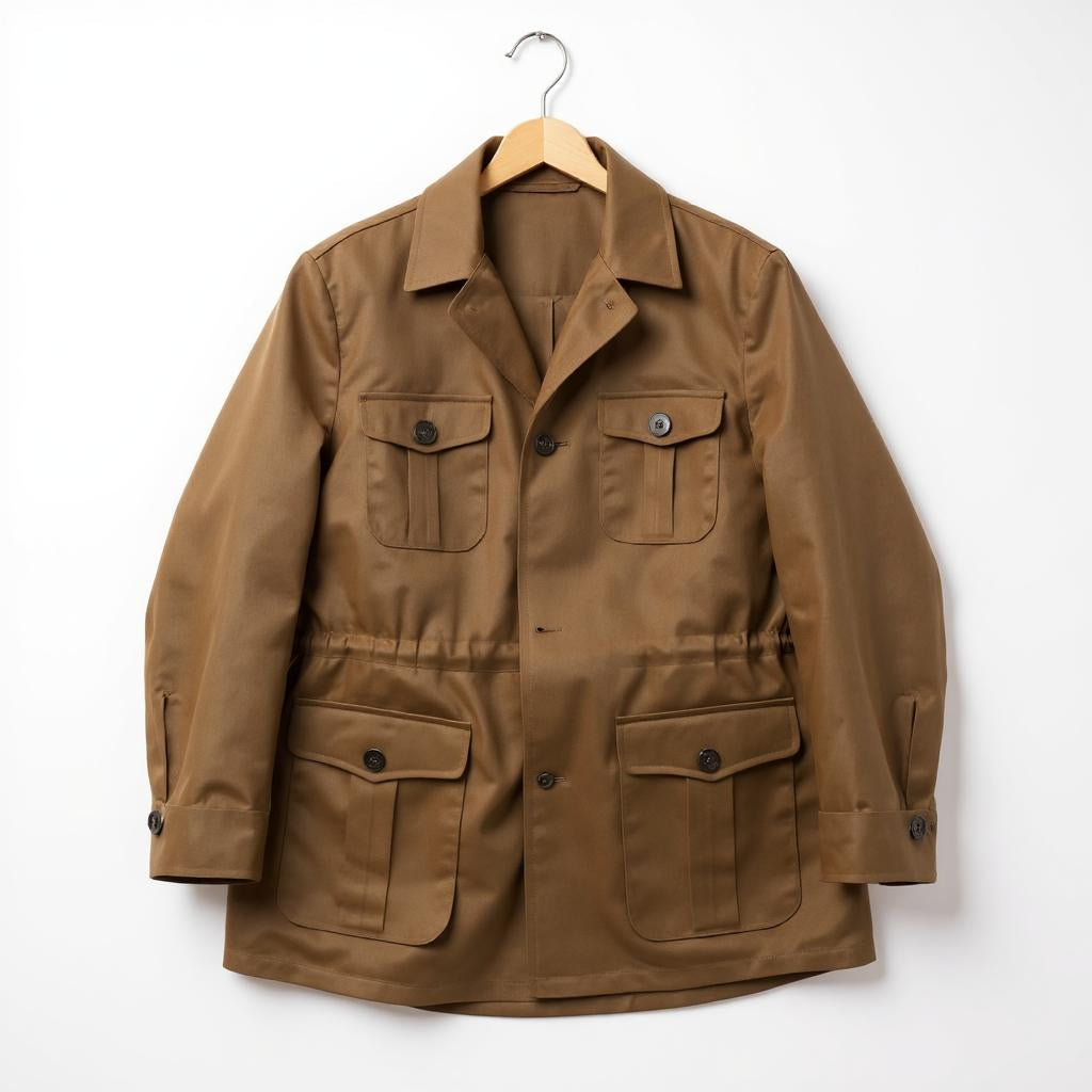 ANTONIO MARCELLO LINEN SAFARI JACKET