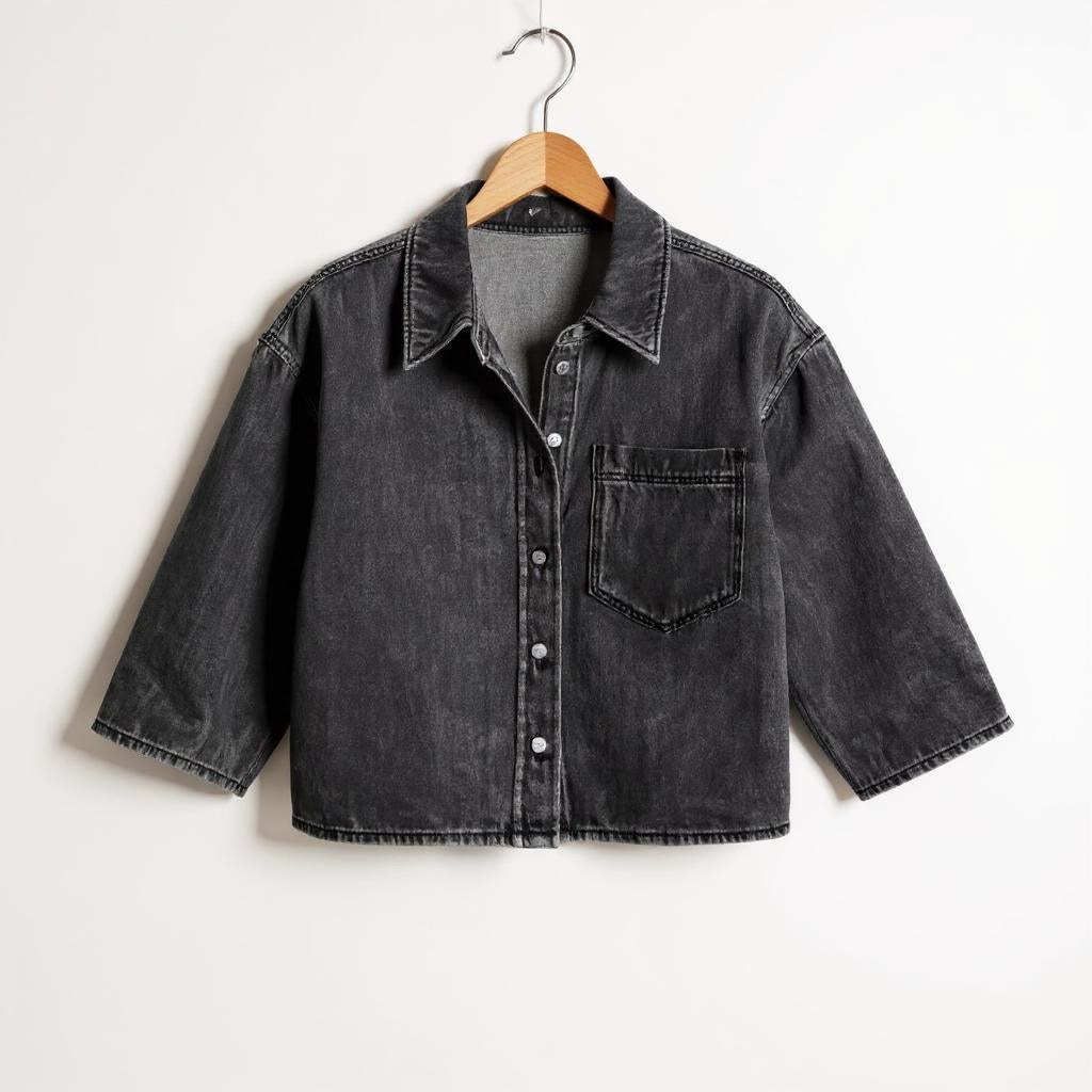 FLAVIA ANTONELLA DENIM SHIRT
