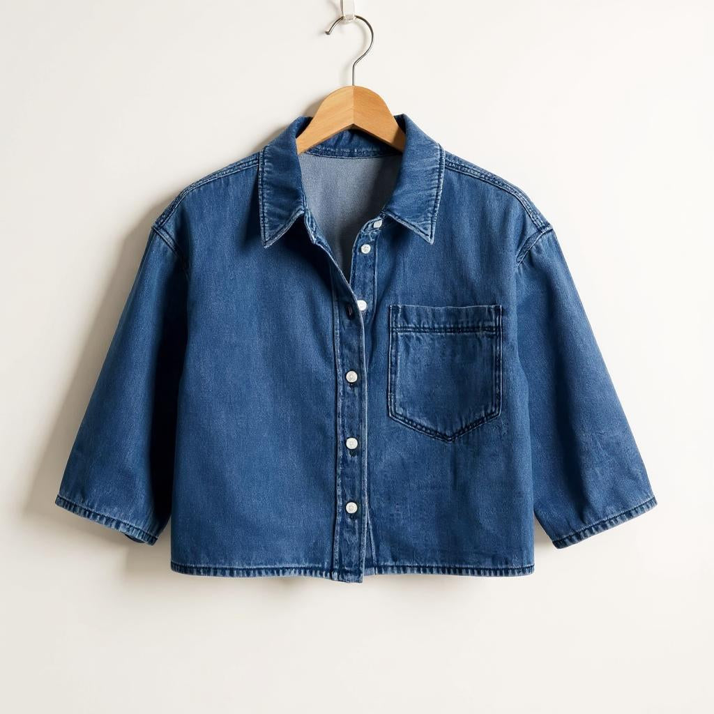 FLAVIA ANTONELLA DENIM SHIRT