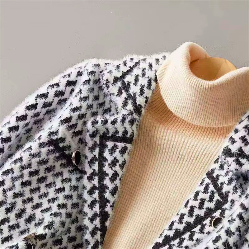 GIULIA VITTORIA HOUNDSTOOTH BLAZER
