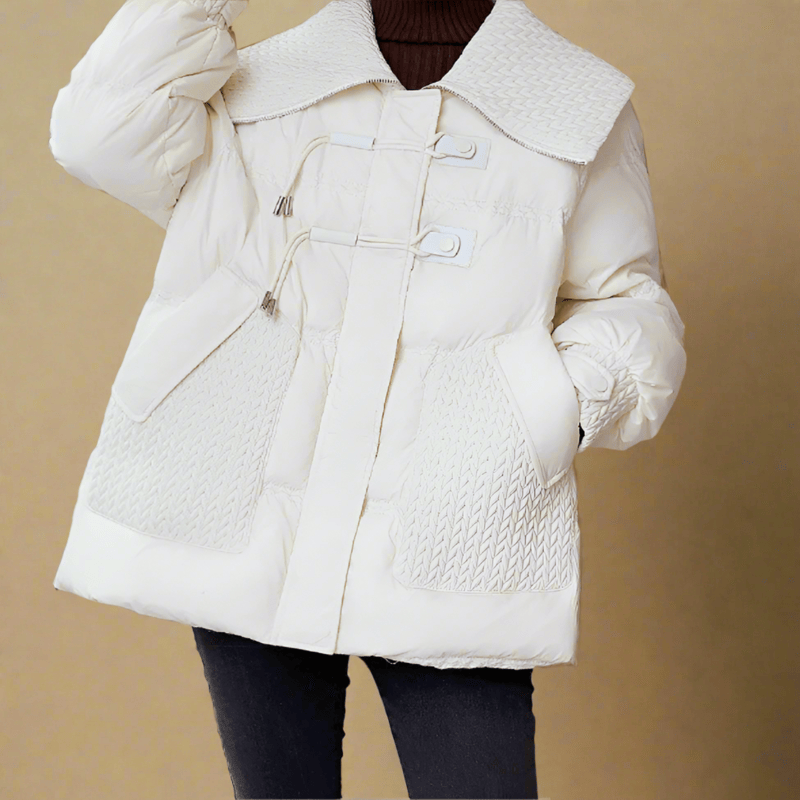ANASTASIA LORRAINE WAVES KNIT COAT