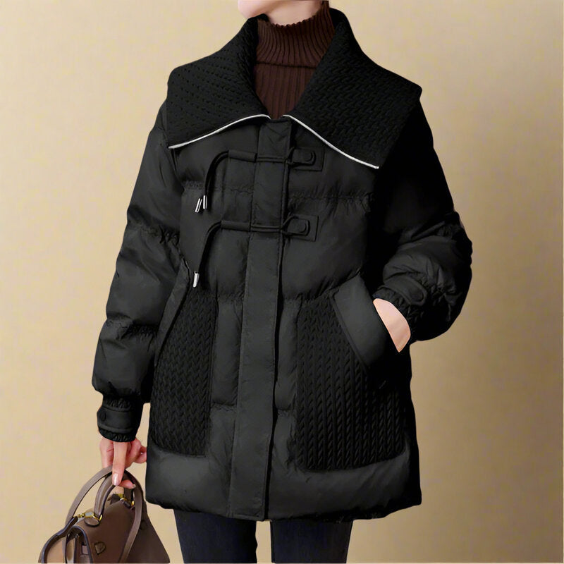 ANASTASIA LORRAINE WAVES KNIT COAT