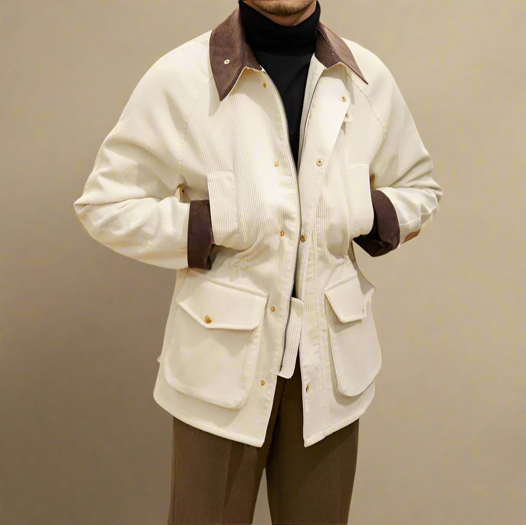 LORENZO MATTEO CORDUROY COAT