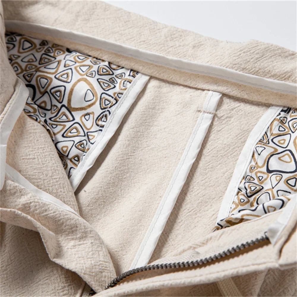 ALESSANDRO VITTORIO LINEN TROUSERS