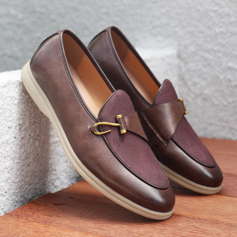 LORENZO GIOCCA SUEDE LOAFERS