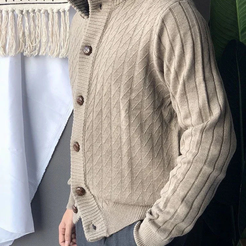 LORENZO ADRIANO TURTLENECK CARDIGAN