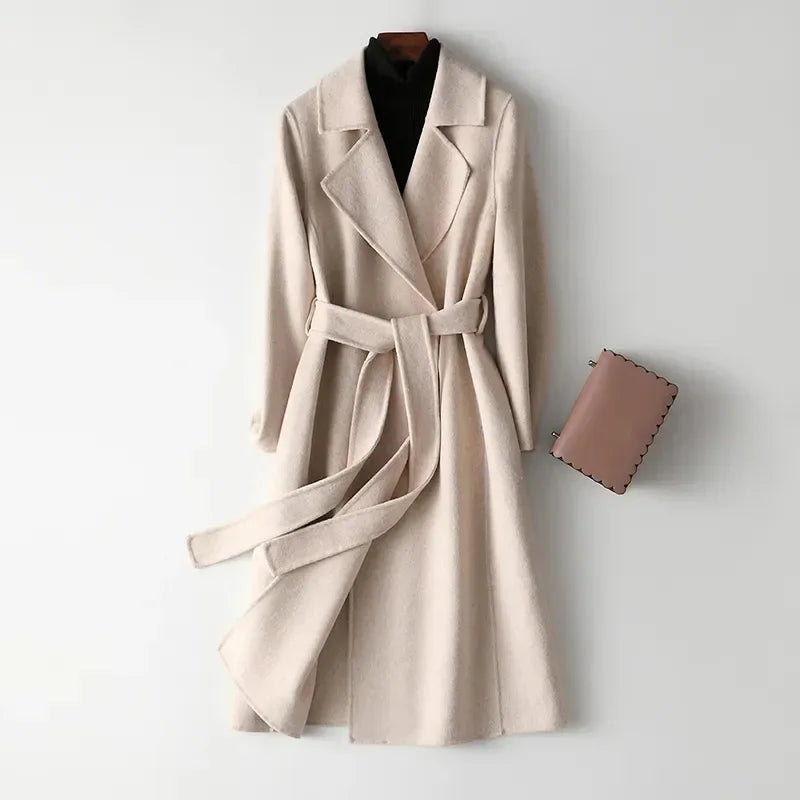 SOPHIA ISABELLA WOOL TRENCH COAT