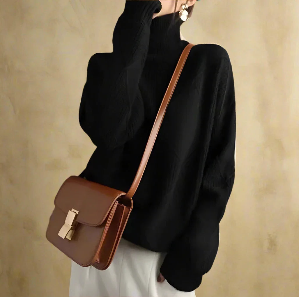 CATERINA LEONA STRIPED TURTLENECK