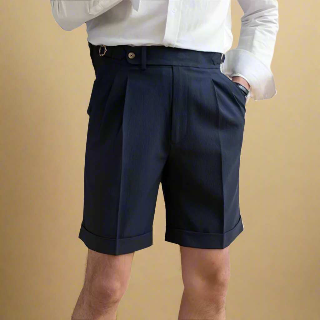 ROBERTO ENRICO HIGH-WAISTED SHORTS