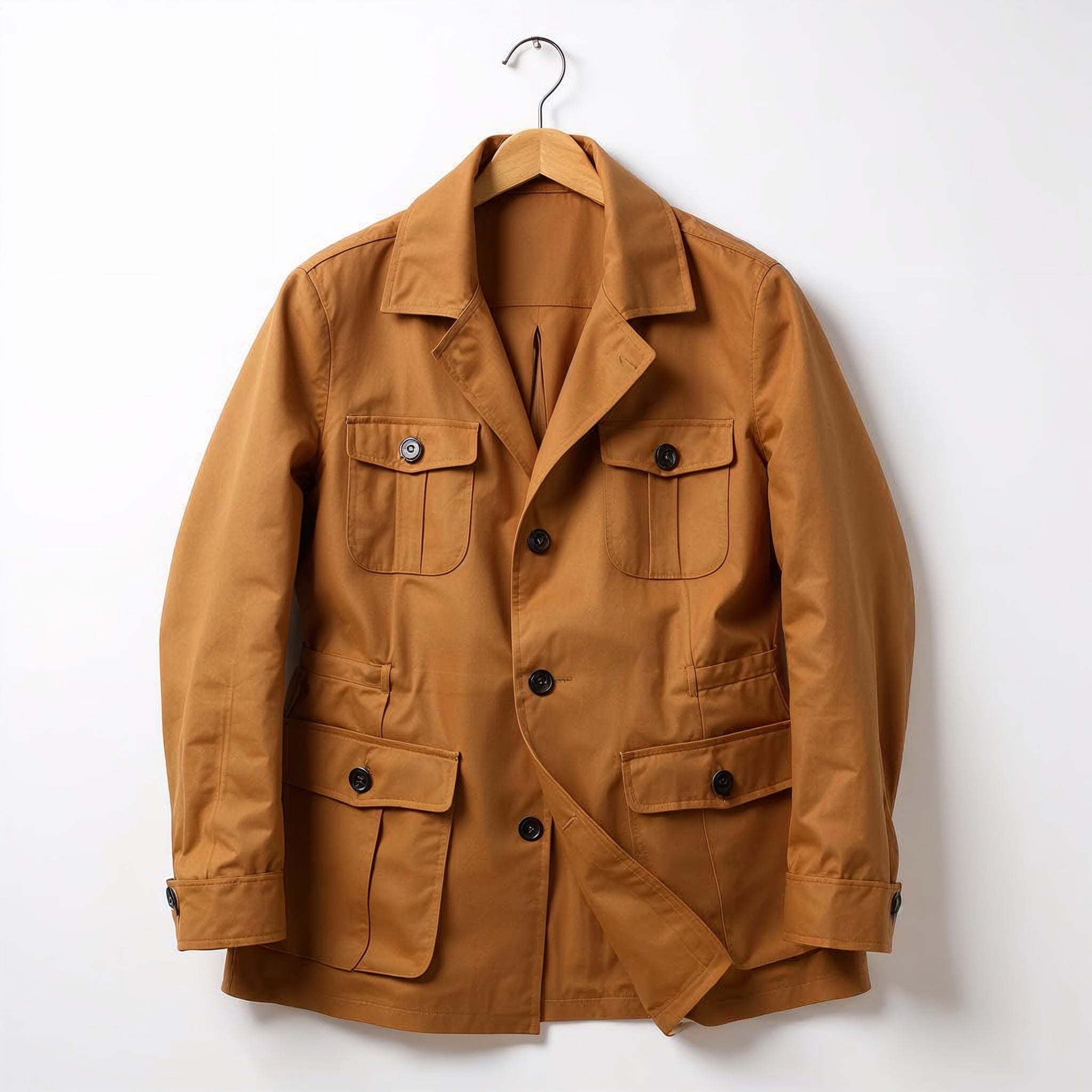 ANTONIO MARCELLO LINEN SAFARI JACKET